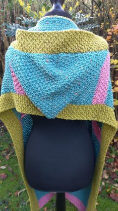 Verdant Hooded Shawl