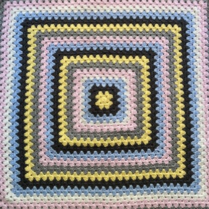 Pom Pom Candy Blanket - for Beginners