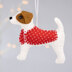 Jip the Jack Russell Felt Ornament