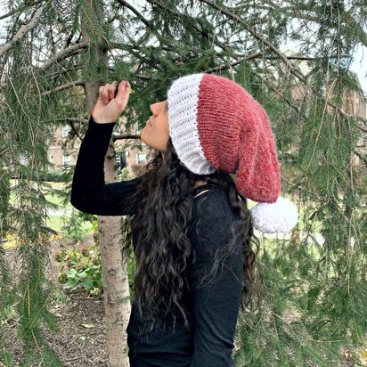 The Claus Santa Hat - knitting pattern