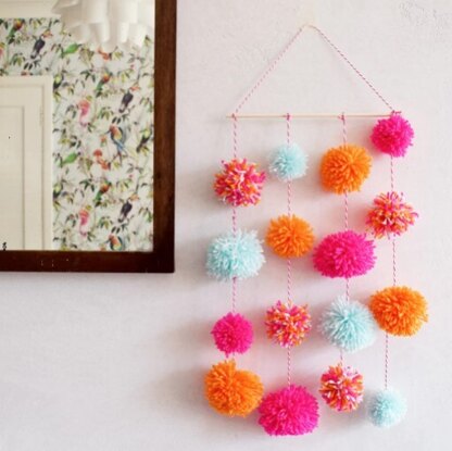 The Make Arcade Pom Pom Garland Knitting Kit