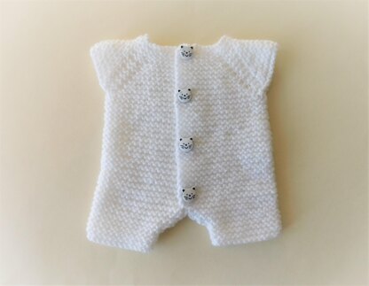 Garter Stitch Romper