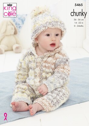 Baby Set in King Cole Comfort Cheeky Chunky - 5465 - Downloadable PDF ...