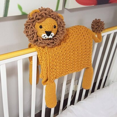 3in1 Safari Lion Baby Blanket