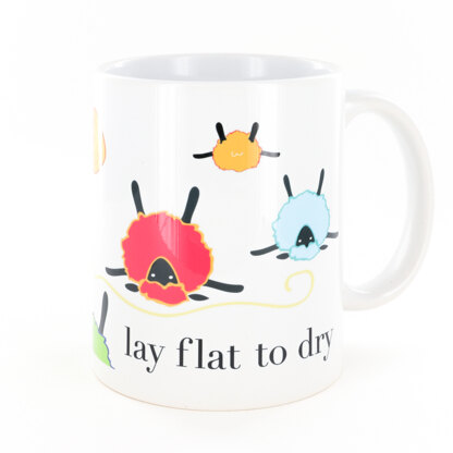 Lay Flat To Dry - White Mug