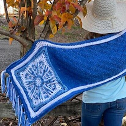 Snowflake Pocket Shawl