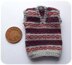 1:12th scale Mans striped Fairisle slipover