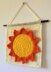 Sun wall hanging by HueLaVive