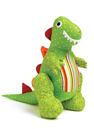 McCall's Dinosaur Plush Toys and Appliquéd Quilt M7553 - Paper Pattern Size One Size Only