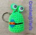 Christmas Googly Eyed Alien Keychains