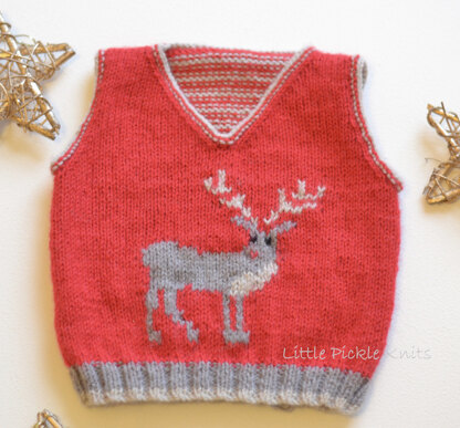 Baby Christmas Reindeer Tank