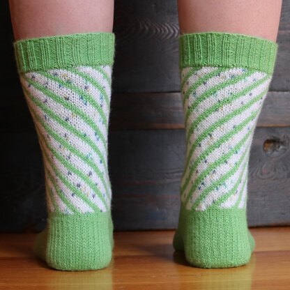 Banksia Spiral Socks