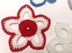 Crochet flower star pattern