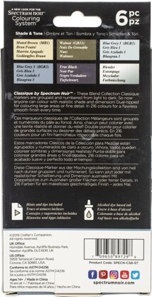 Spectrum Noir Classique 6 Pens - Shade & Tone