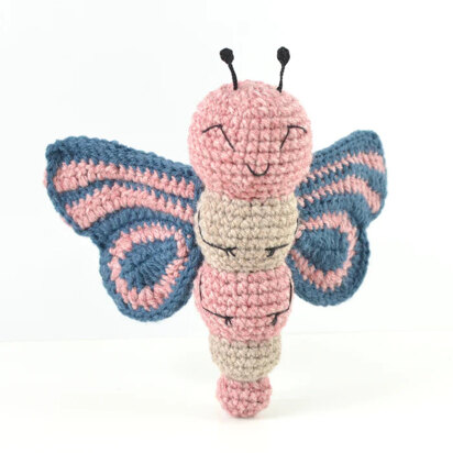 Ava The Butterfly in Lion Brand Wool Ease - M22281WE - Downloadable PDF