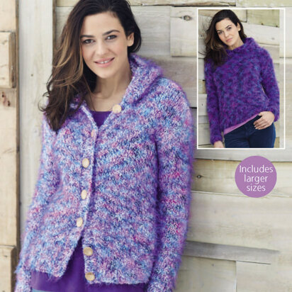 Woman’s Hooded Sweater and Jacket in Sirdar Wild - 7996 - Downloadable PDF