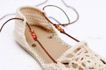 Dream Catcher Sandals with Flip Flop Soles
