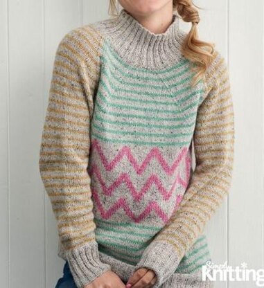 Zig Zag and Stripes Jumper