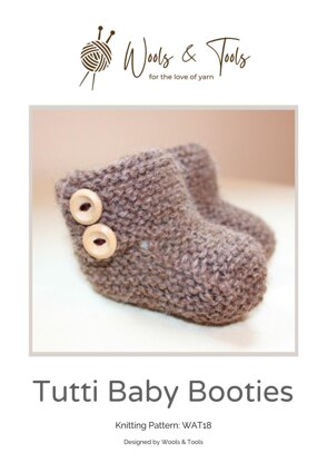 Tutti Baby Booties Knitting Pattern