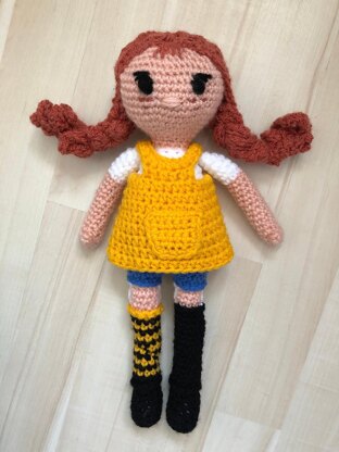 Pipi amigurumi doll