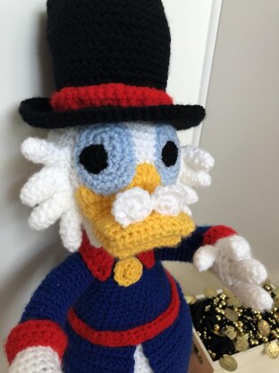 Rich Duck amigurumi doll