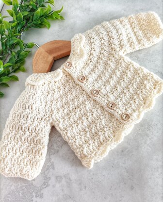 Harmony Cardigan Crochet pattern by BabyCrochetDesigns