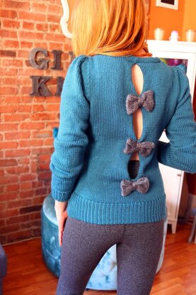 "Put a Bow on It" Sweater