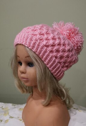 Pink Diamond Slouchy Beanie