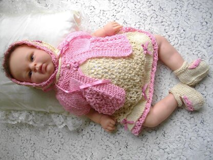 39. Baby Dress & Jacket Set