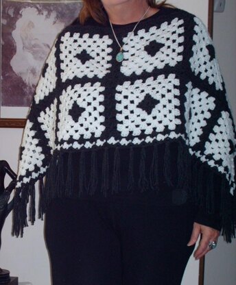 For the Love of Granny Poncho 1