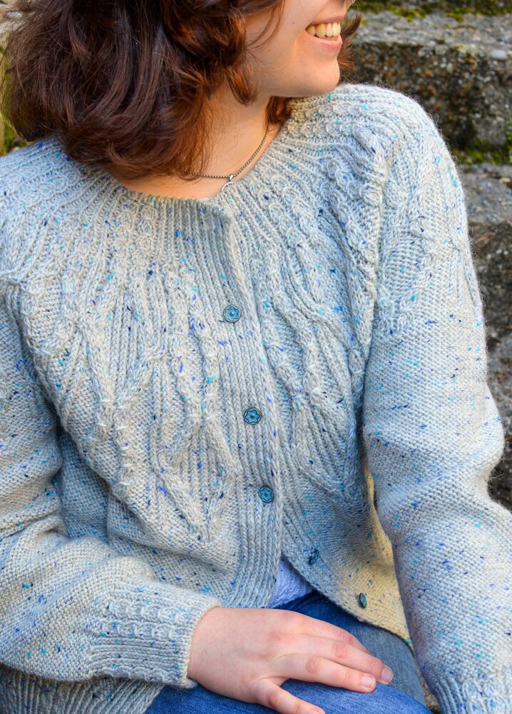 PERVERZE Blend Border Knit Cardigan 本田翼 PERVERZE 本田翼着用Blend Border Knit Cardigan PERVERZE 本田
