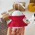 Crochet ghost pattern ornament Halloween decor Amigurumi pattern toy Car hanger