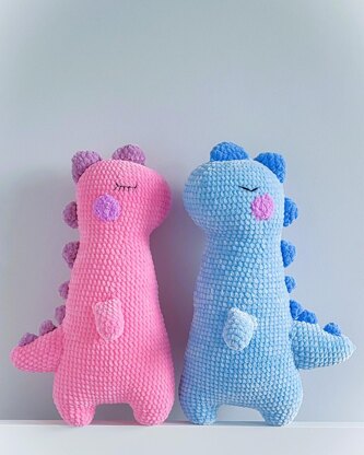 Sleeping Dinos, Easy Dinosaur Amigurumi