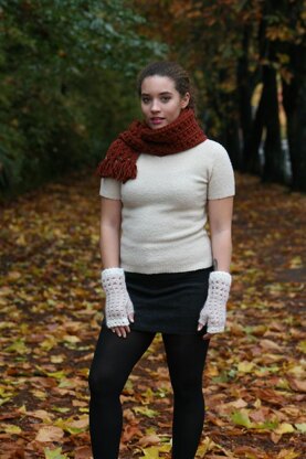 Puffy Links Scarf