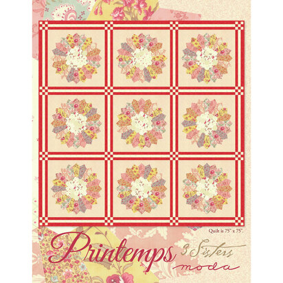 Moda Fabrics Printemps Quilt - Downloadable PDF