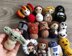 Star Wars amigurumi crochet PATTERN keychain size Ahsoka Tano Mando Baby Yoda Padme Rey R2D2 Leia Luke Solo Chewbacca Ewok Vader C3PO