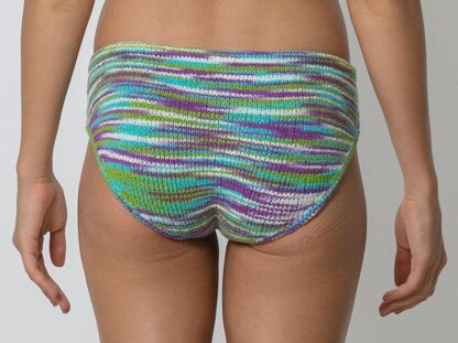 Variegated Bikini Bottom and Panty