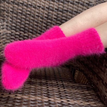 Rainy Day Angora Socks