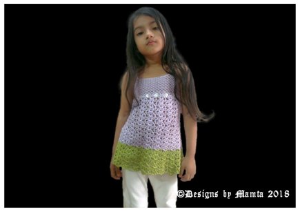 Bellflower Top Crochet Pattern For Girls #3