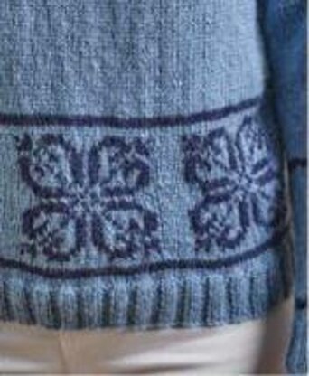 Snowflake Border Hoody