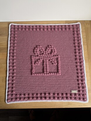 Gift Wrapped Baby Blanket.