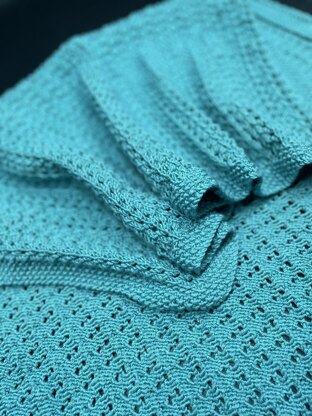 Eyelet Delight Baby Blanket