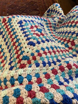 Granny crochet blanket