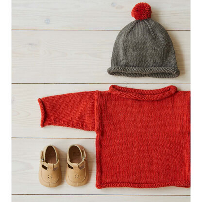 Jacket, Sweater, Beanie, Hat & Blanket - Layette Knitting Pattern in Debbie Bliss - Downloadable PDF