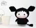 Black Angus Cow Doll named Lexi. Toy from the Tanoshi series.