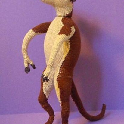 MICKEY THE MICRO MEGA MEERKAT KNITTING PATTERN - knitting pattern