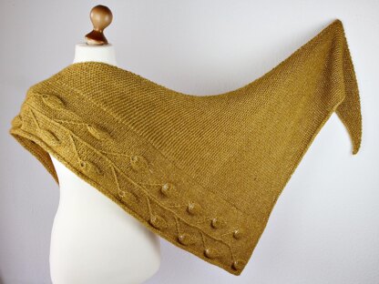 Golden Leaves Shawl