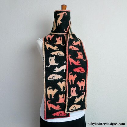 Cat Yoga Scarf