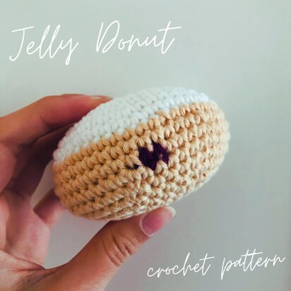 Sufganiyot Jelly Donut Crochet Pattern