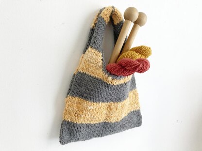 Striped Project Tote Bag